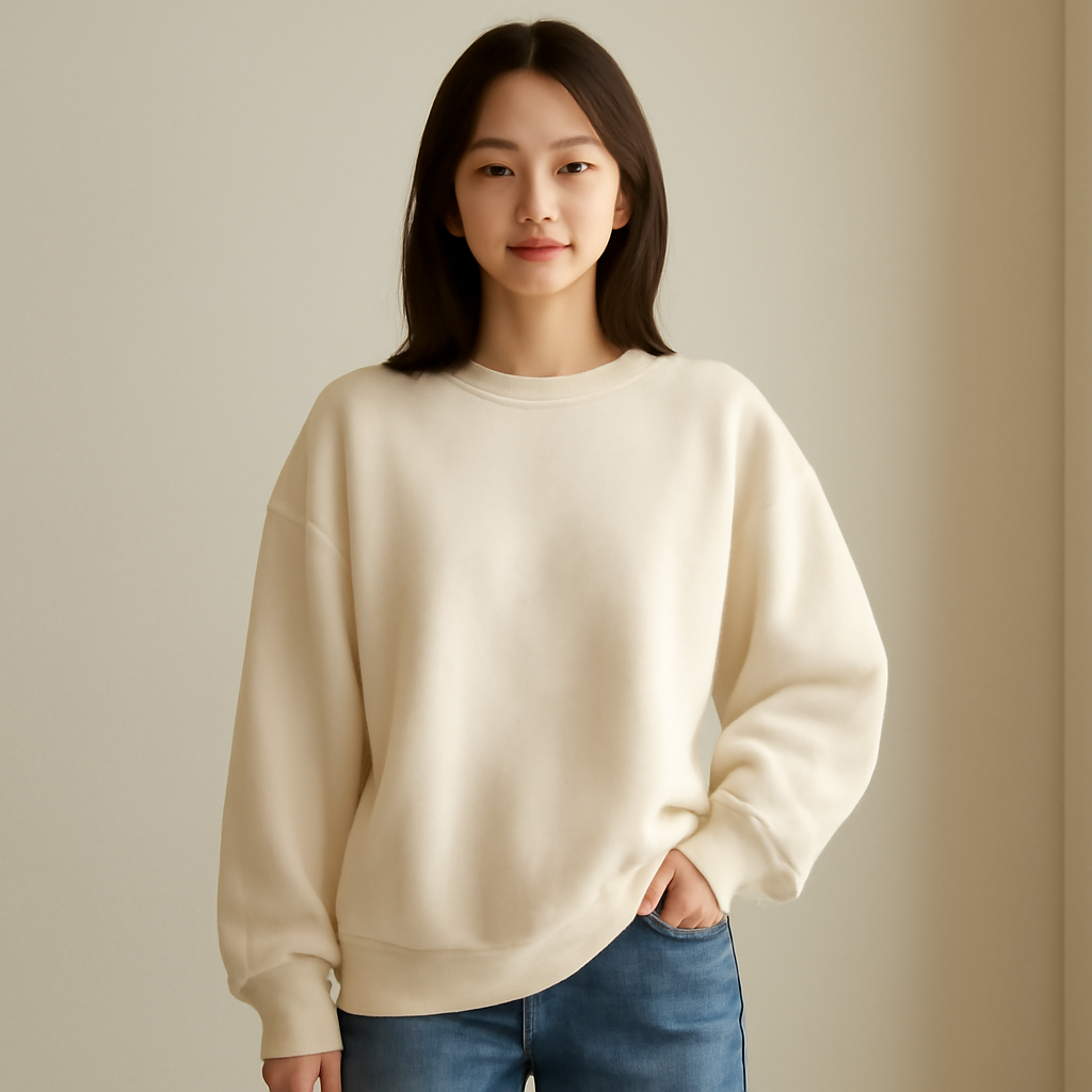 여성오버핏맨투맨 대표 이미지